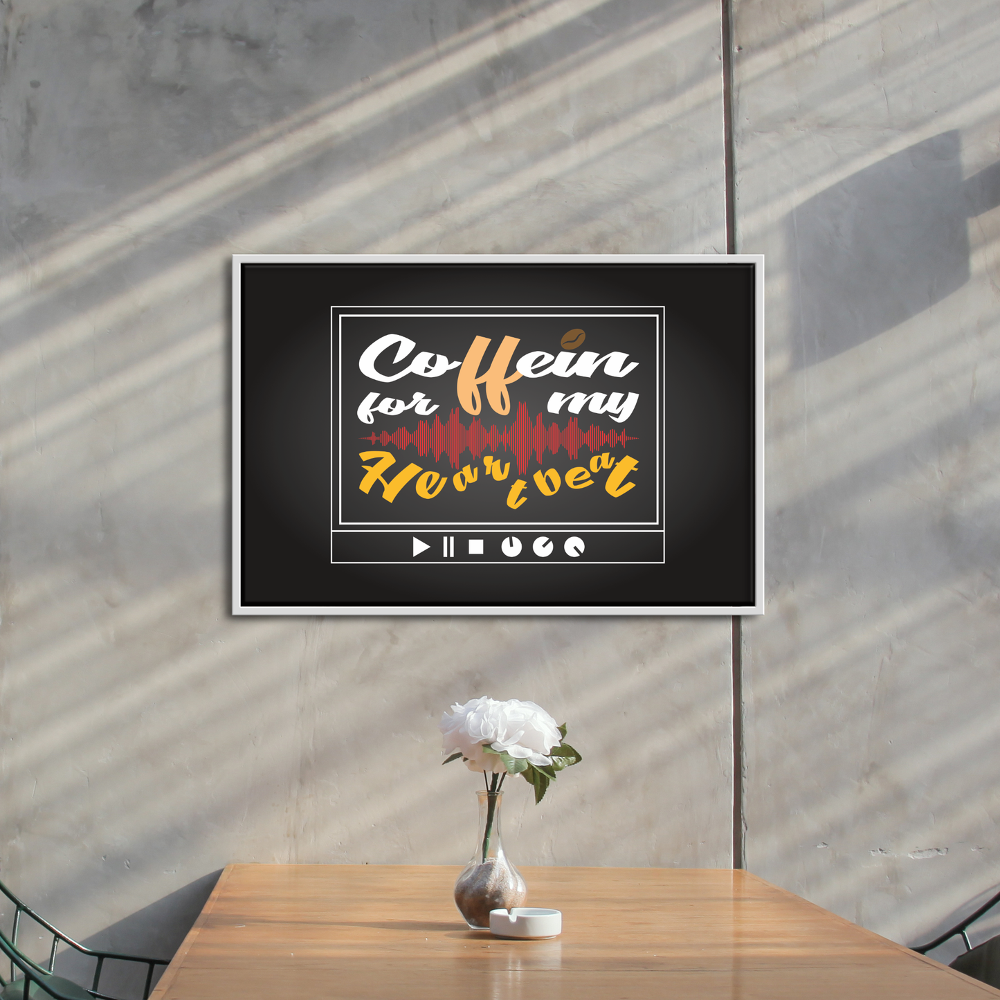 "Coffein for my Heartbeat"