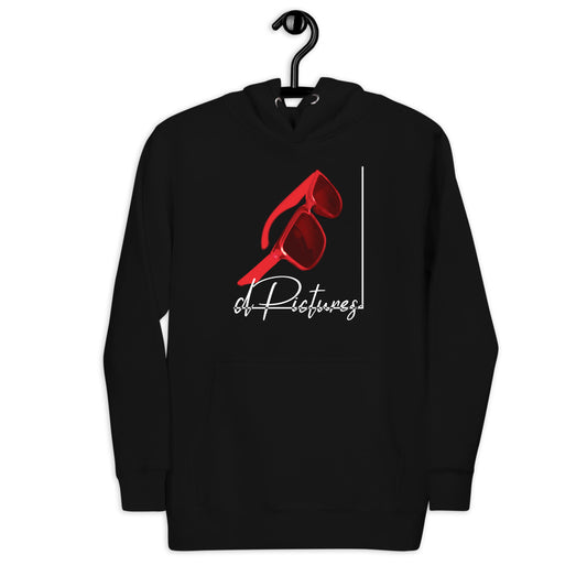 dPictures Brille red - Unisex-Kapuzenpullover